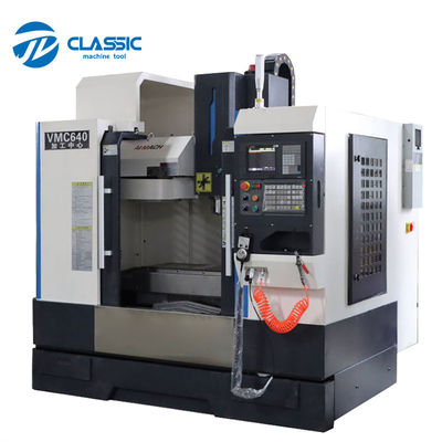 Pequeño centro de mecanización vertical del CNC del eje de alta precisión VMC640 3 con el regulador de Siemens