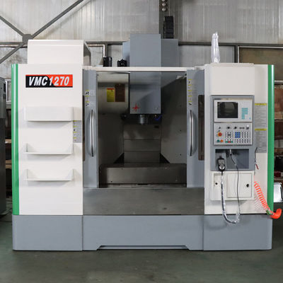Eje de aluminio vertical económico del centro de mecanización del CNC del perfil de la fresadora del CNC VMC1270 4