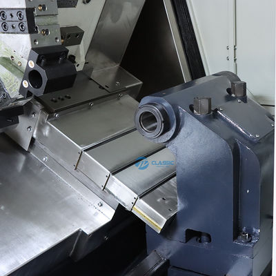 Máquina del torno del CNC de la cama de la inclinación del CNC TCK50A horizontal