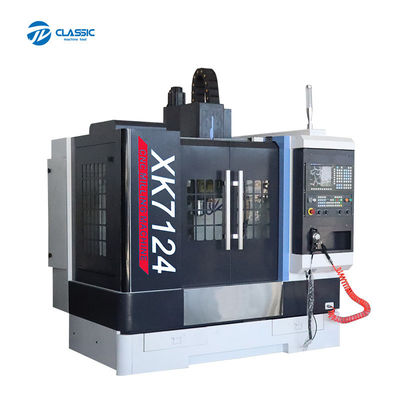 Mini centro vertical de la fresadora del CNC del marco XK7124/XH7124 de la fresadora del CNC pequeño