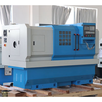 El CNC de la cama plana del metal tornea la máquina horizontal del torno del CNC CK6140 en venta